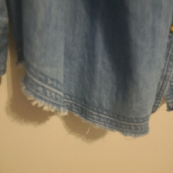 Ava & Viv | Women's Long Sleeve Button Down Tencel or Denim Shirt (Size 2X) - Picture 8 of 12